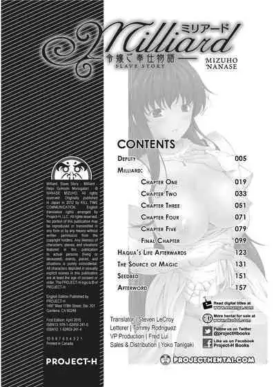 [Nanase Mizuho] Milliard Slave Story [English] [Project-H] [Uncensored]