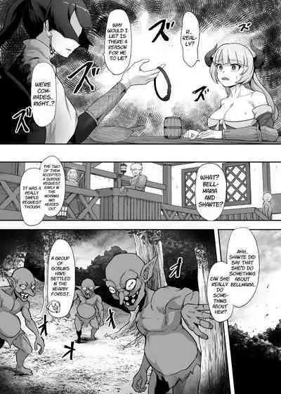 Tettsui no Onna Senshi, Mamono ni Makete Okasareru Mousou o Kojirase Shinu yori Hidoi Me ni Au | The Hammer-wielding Warrior's Fate