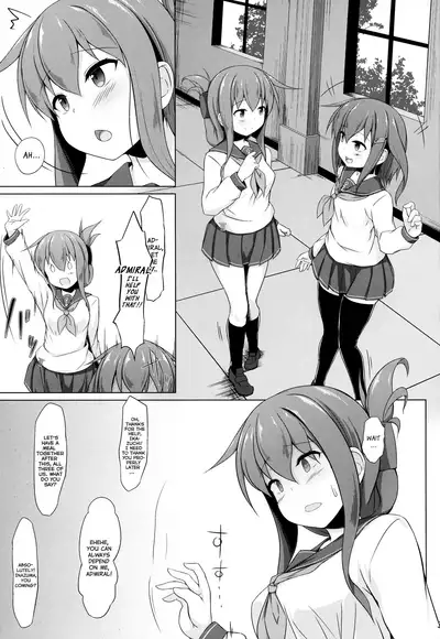 Ikazuchi to Inazuma wa Shireikan no Aka-chan ga Hoshii no desu!! | Ikazuchi and Inazuma Wants the Admiral's Babies!!