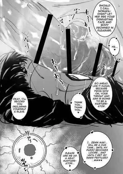 [Chiyo Mako] Kouhai no Tame ni Hitohadanuida Zenin Maki ga Onaho Ochi Suru Dake | Maki Zenin Takes Off Her Clothes for Her junior, Only to Fall Into Masturbation (Jujutsu Kaisen) [English] [Sora]