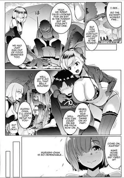 (C97) [Hitsuji Kikaku (Muneshiro)] Musashi-chan to PakoCam | Musashi-Chan's Fuck Fest (Fate/Grand Order) [English] [Darg777]