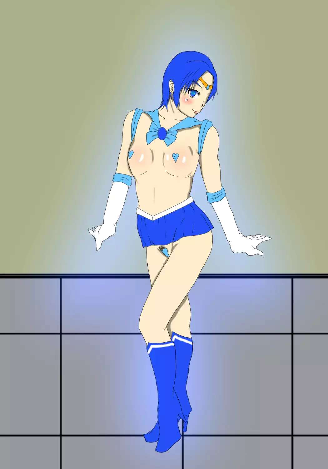 Kusuguri Rape Shokeinin vs Sailor Senshi