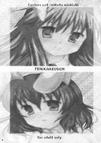 (C75) [3 colors cat (Miketa Miekichi)] Teikkakeudon (Touhou Project)