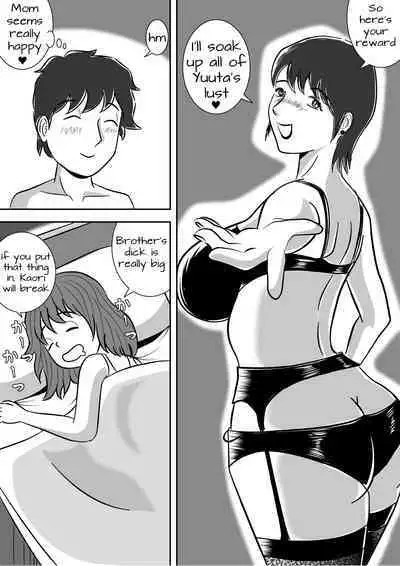 [Momoziri Hustle Dou] Imouto no Onanie o Tetsudau Ani Sore o Mimamoru Haha | A mother who watches her son finger his little sister [English]