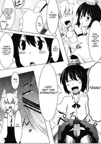 (Reitaisai 7) [Tenrake Chaya (Ahru)] Omakase! Momimomi Wanwan O! (Touhou Project) [English] [DesuDesu]