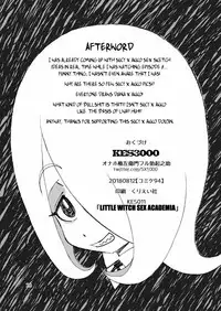 [KES3000 (Onaho Gonzaemon Full Bokkinosuke)] LITTLE WITCH SEX ACADEMIA (Little Witch Academia) [English] {risette translations} [Digital]