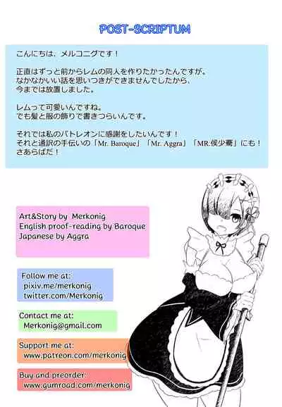 [Merkonig] B-Trayal 17 Rem (Re:Zero kara Hajimeru Isekai Seikatsu) [Chinese] [流木个人汉化]