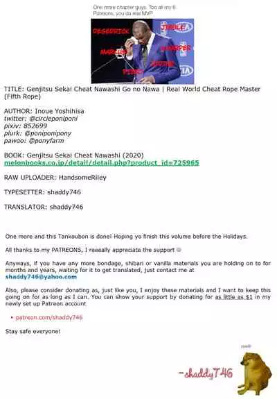 [Inoue Yoshihisa] Genjitsu Sekai Cheat Nawashi Go no Nawa | Real World Cheat Rope Master Fifth Rope (Genjitsu Sekai Cheat Nawashi) [English] [shaddy746]