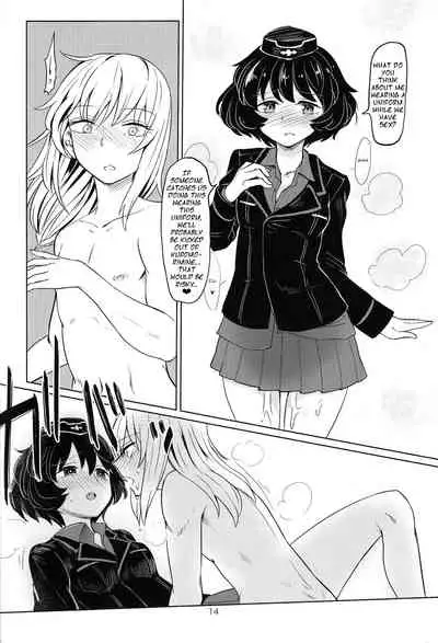(C90) [Yakitate Jamaica (Aomushi)] Itsumi-kun to Akiyama-san | Itsumi-kun and Akiyama-san (Girls und Panzer) [English] [Futackerman]