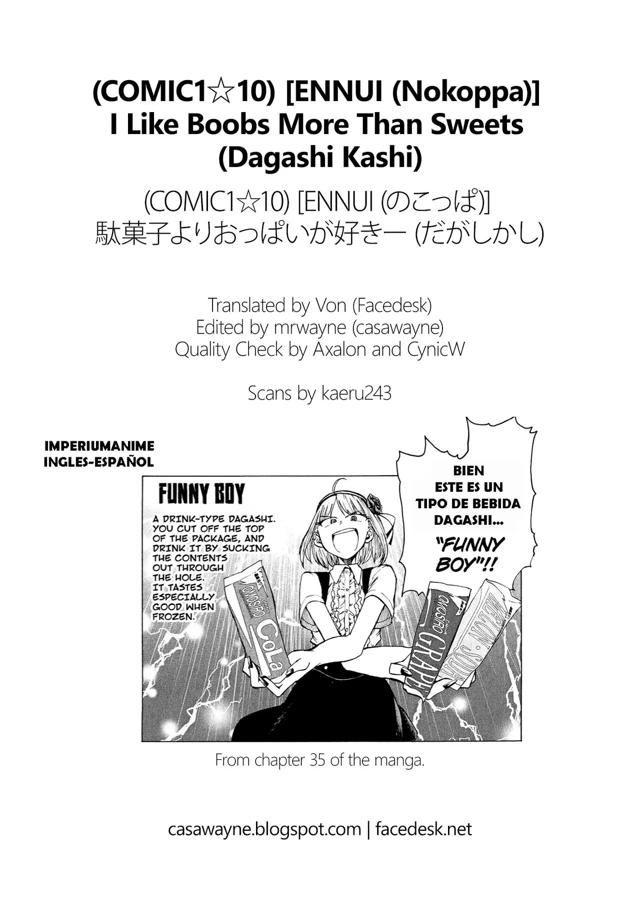 Dagashi yori Oppai ga Suki