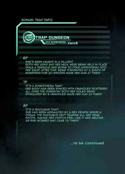 [F/T (ken)] Shameimaru Aya Ero Trap Dungeon Zero 2 (Touhou Project) [English] {Doujins.com} [Digial]