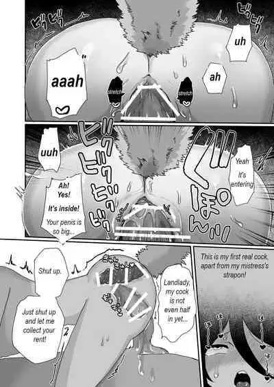 [Echiechi Kenzen Yuden (Girigiri Kenkou)] Shouwaru Ooya Pet-ka Choukyou | I train our nasty landlady to become my daughter's pet [English]]