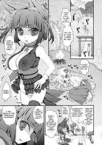 (C90) [Suzune Rai Chikashitsu (Suzune Rai)] Noja Loli Babaa Kitsune-sama Loli Kyonyuu Kuro [English] [BSN]