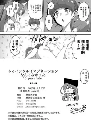 Twinkle Imagination nante Nakatta 15 years later