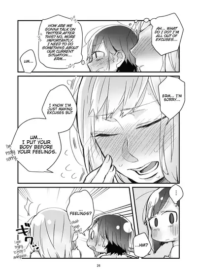 [Kabushikigaisha Yuri Senmonten (Suzuki Senpai)] Akogare no Yuri Eshi-san to Off-Pako Shitatta wwwww | I Had IRL Sex with the Yuri Artist I Admire wwwww [English] [Digital]