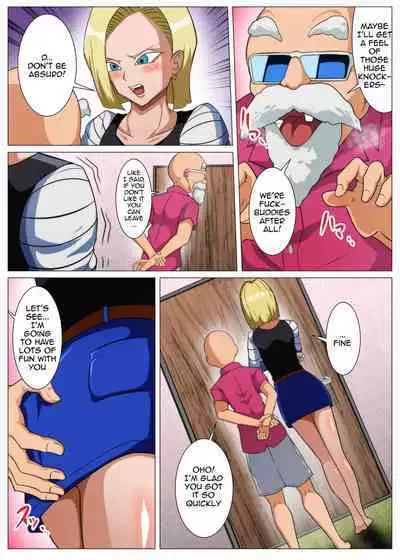 [Q Doujin] Ero Jii-san to Ecchi na Keiyaku o Shita Bakunyuu Hitozuma | The Perverted Old Man Makes An Agreement With The Big Breasted Housewife (Dragon Ball Z) [English] {Doujins.com}