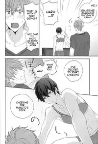 (Renai Endorphin 2) [Sneeeze (Kubu)] Cheer Haru-chan no Yuutsu | The Melancholy of Cheerleader Haru-chan (Free!) [English] {Anneioux}