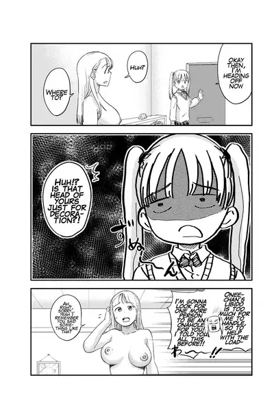 Seiyoku no Tsuyoi Futanari o Neechan no Tame ni Joji o Saimin Yūkai Shitekimashita | I Hypnotized And Abducted A Middle School Girl To Sate My Futanari Onee-chan's Strong Sexual Desires