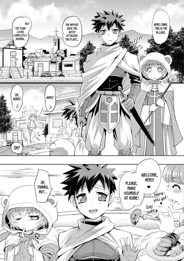 Genderbent Hero and the Futanari Witch