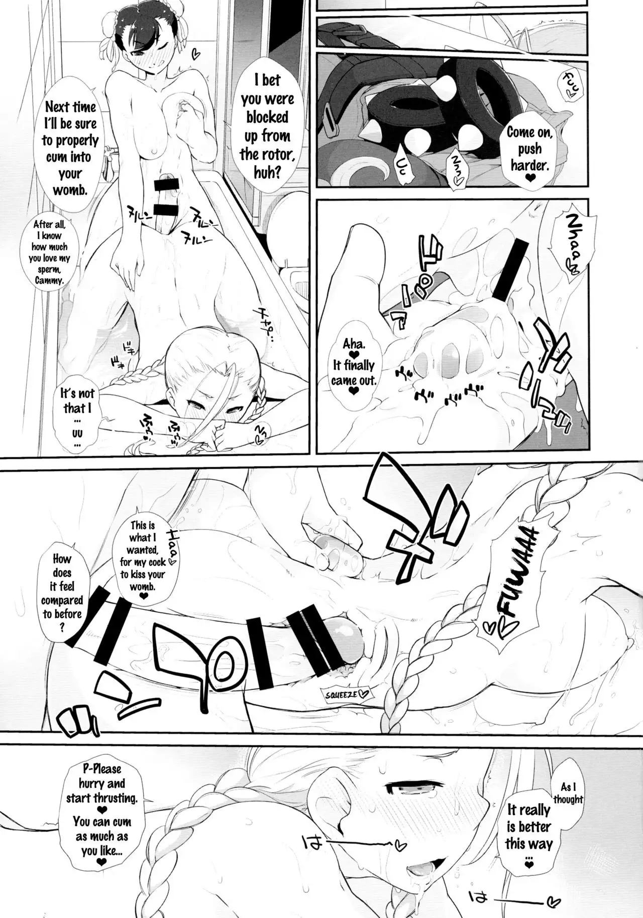 Cammy to Futanari Chun-Li no, Erohon. {doujins.com}