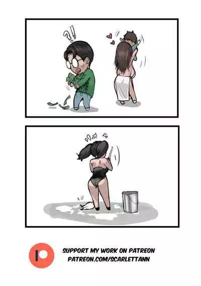 [Scarlett Ann] My Busty Wife Is a Female Escort