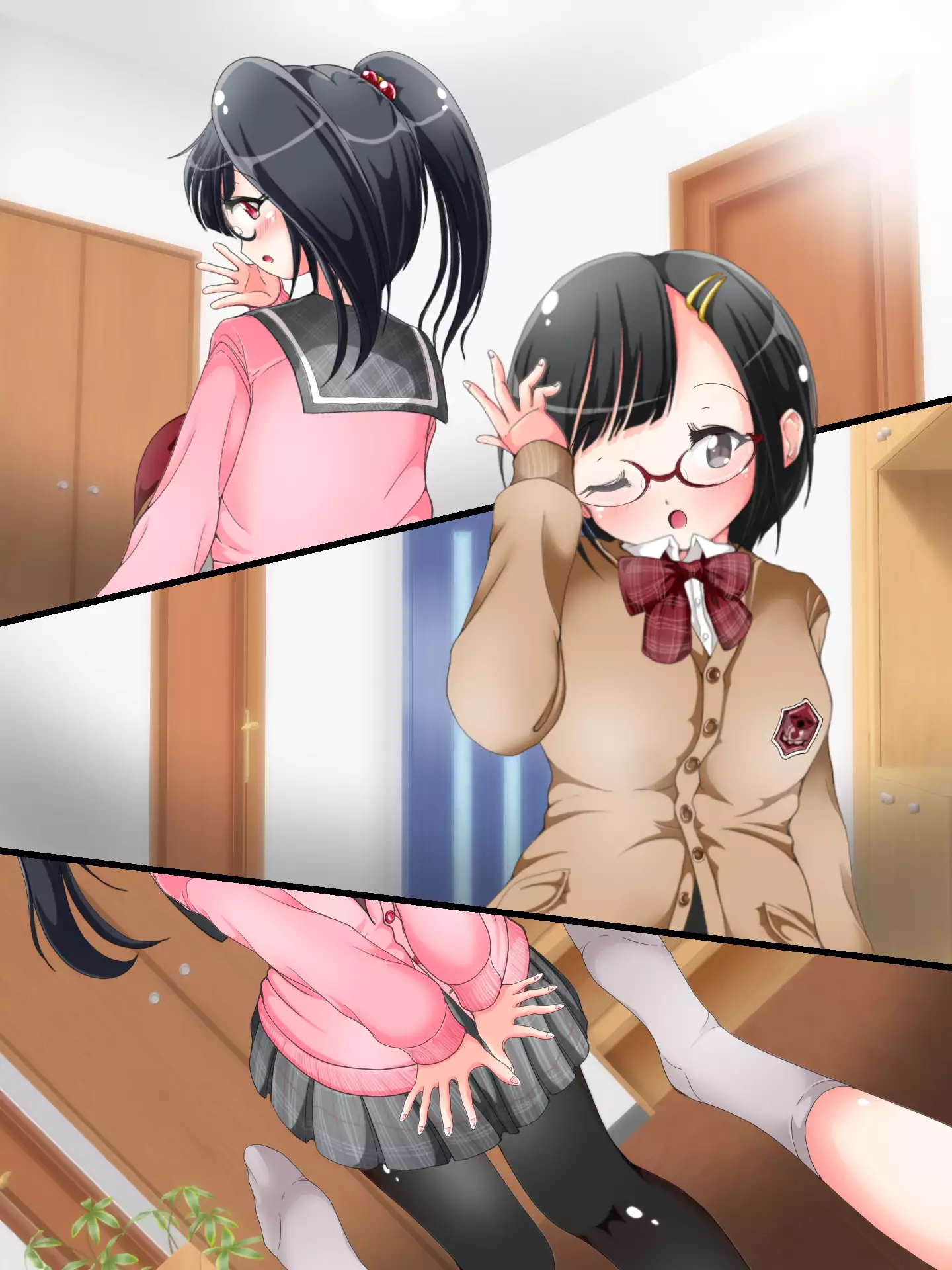 Ashi de Nando mo Choukyou Sarechau!! Aki no Seifuku Kaikan Ashikoki