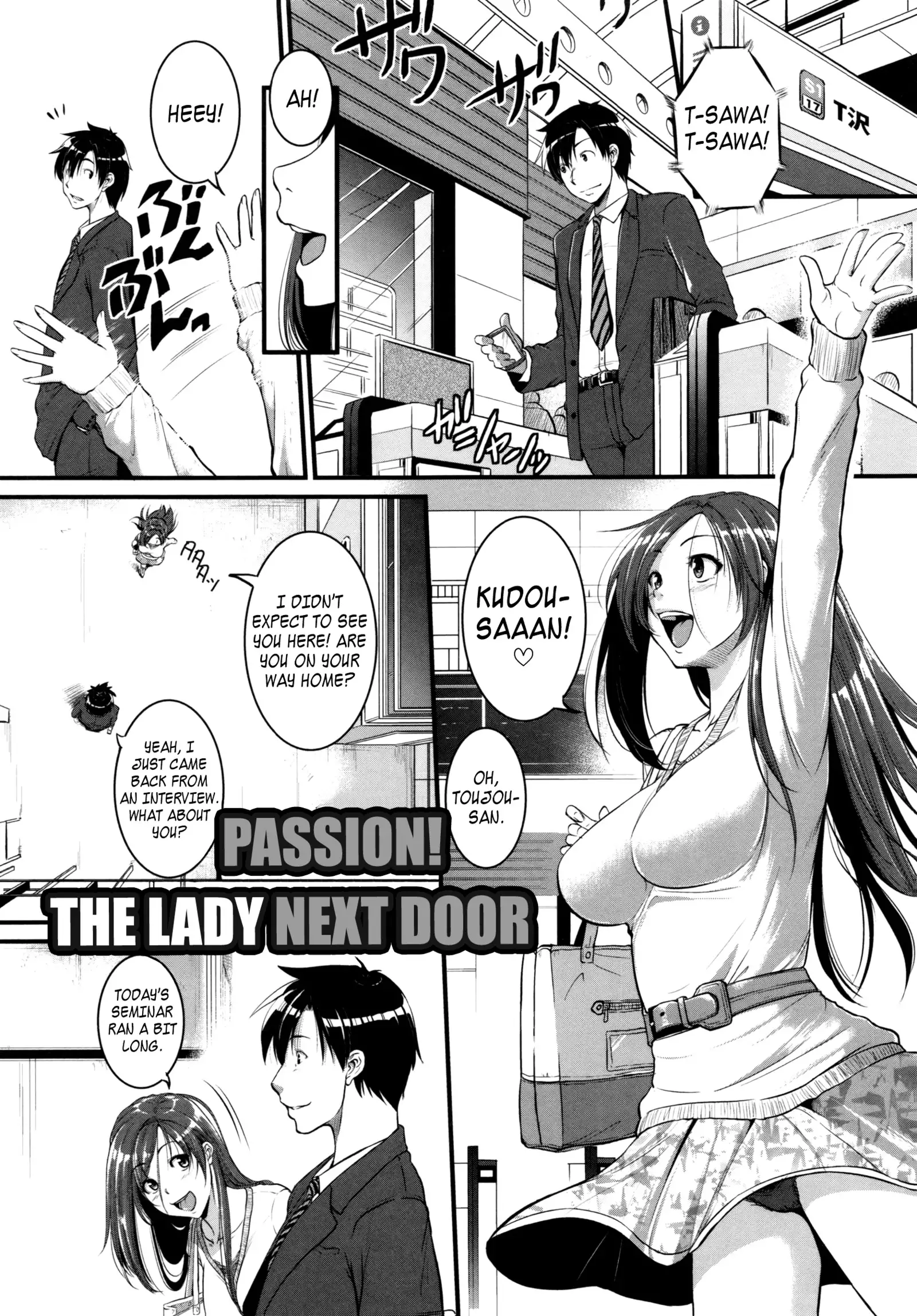 Aibenki Tonari no Dosukebe Onee-san | The Lady Next Door Ch. 1-3
