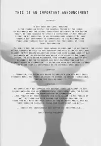 [Dowman Sayman] Saigo no Sei Honnou to Suibaku-sen | The End of Sexual Instinct and the Hydrogen Bomb War [English] [thetsuuyaku]