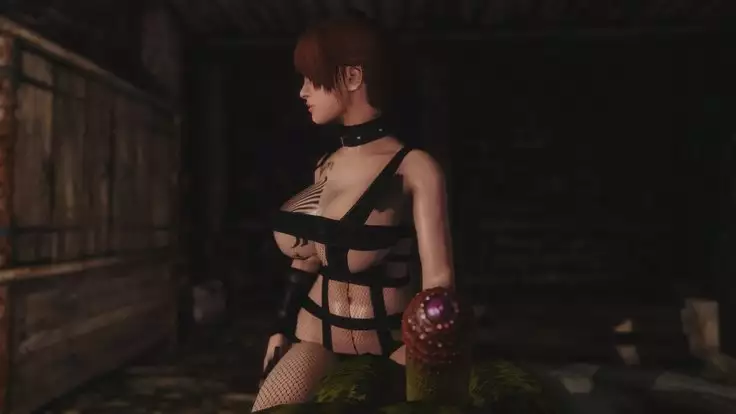 Skyrim Dragon-Whore and Argonian