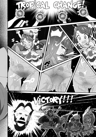 [Ryuutai Urinal (Ryuutai Niku)] Mokomoko xx Diffusion (Tropical-Rouge! PreCure) | Puffy xx Diffusion (Tropical-Rouge! PreCure) [English] [Charles210]