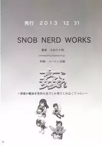 [SNOB NERD WORKS (Sameda Koban)] KanColle ~Teitoku ga KanMusu wo Seiteki na Me de Shika Mitekurenakute Tsurai~ (Kantai Collection) [Digital]