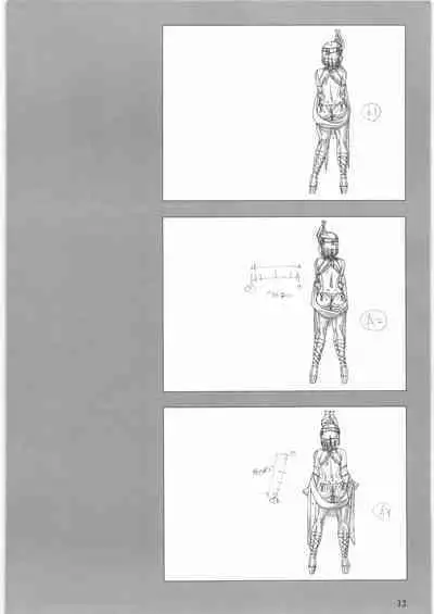 Queen's Blade Gyokuza o Tsugumono Ending Gengashuu