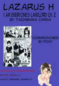 [Tachibana Omina] Boku wa Minna no Kanrinin | I Am Everyone's Landlord [English] [Lazarus H]