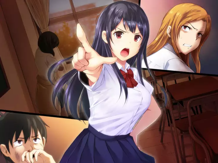 Kyousei Netorare Seitokaichou ~Chinpira no Nikubou o Musaboru Boku no Kanojo~