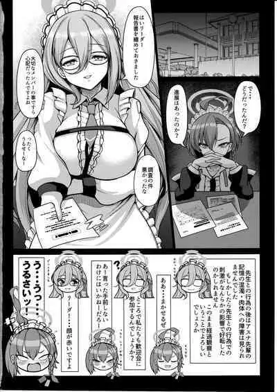 (C103) [Rocket Chousashitsu (Koza)] Goshujin-sama to Iippai H Shichau Daisakusen (Blue Archive)