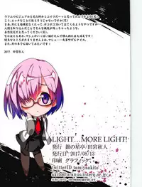 (C92) [Gin no Hoshitei (Tamiya Akito)] LIGHT... MORE LIGHT! (Fate/Grand Order)