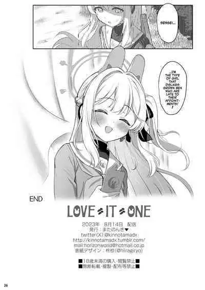 [Horizontal World (Matanonki)] LOVE IT (Only) ONE (Blue Archive) | LOVEIT 1! [English] [Team Rabu2] [Digital]