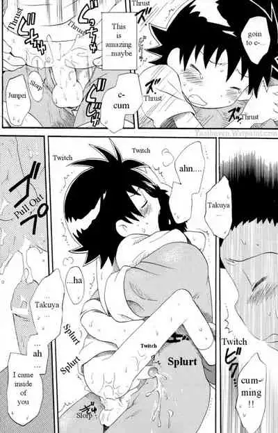 (HaruCC8) [KuruGuru DNA (Hoshiai Hilo)] Hana mo Arashi mo Fumikoete | To Overcome Flowers and Storms (Digimon Frontier) [English] [yaoihaven]