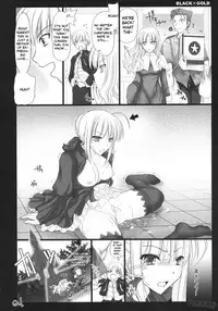 (C72) [UDON-YA (Kizuki Aruchu, ZAN)] BLACKxGOLD (Fate/hollow ataraxia) [English] [Fakku] [Decensored]