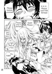 (C76) [MARUTA-DOJO (MARUTA)] Felli-senpai ni Kerarete Fumaretai!! (Chrome Shelled Regios) [English]