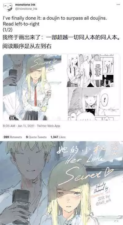 [monotone_ink]a doujin to surpass all doujins.（NO NTR）