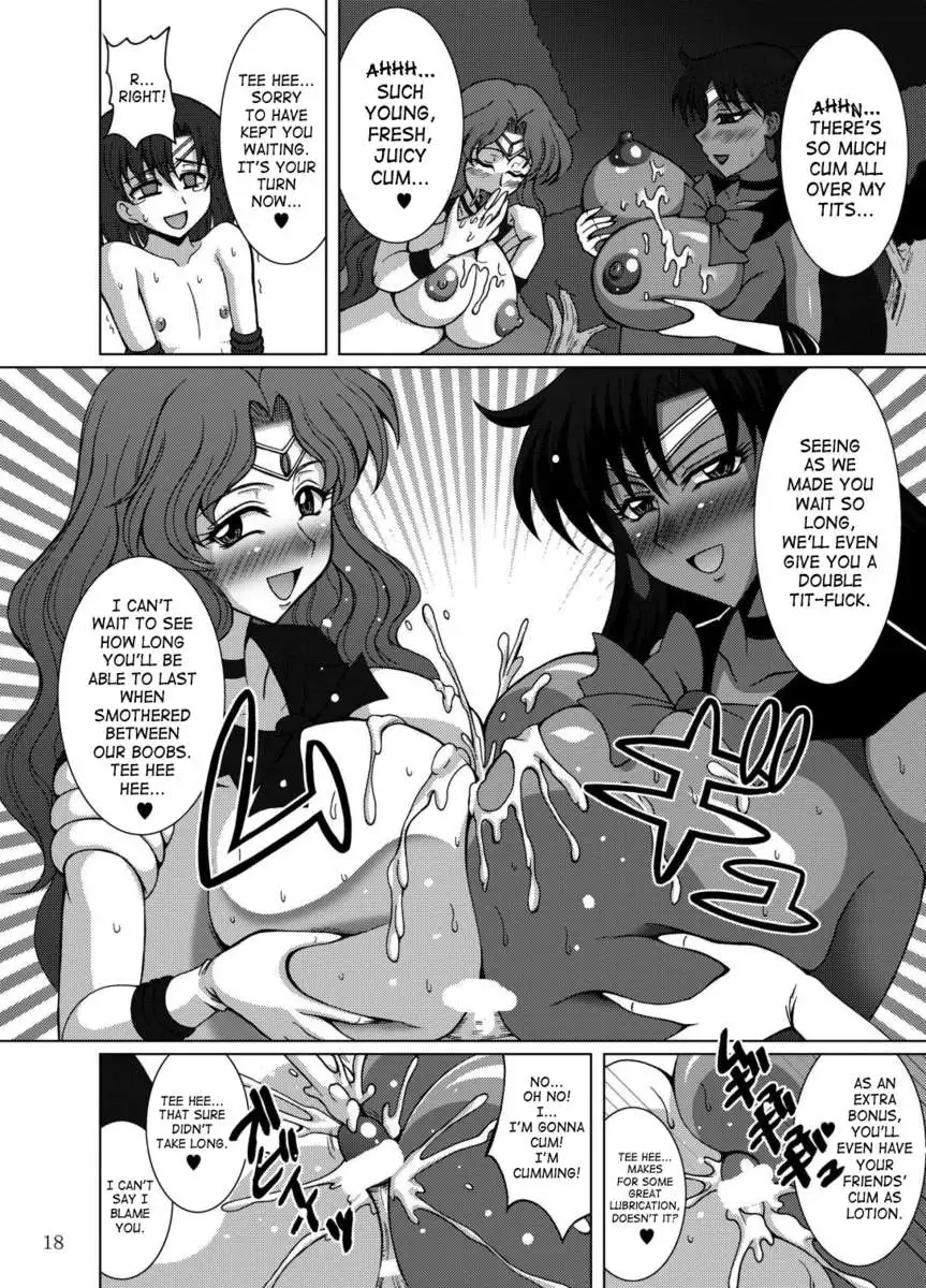 Young Boys Dressed As Sailor Scouts Vs Three Outer Solar System Sailor Scouts