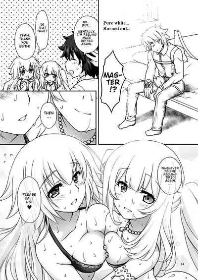 [Marimo-ya (Mori Marimo)] Jeanne & Marie Mizugi de Gohoushi | Jeanne's & Marie's Swimsuit Service (Fate/Grand Order) [English] [Lakshmi-Translations] [Digital]