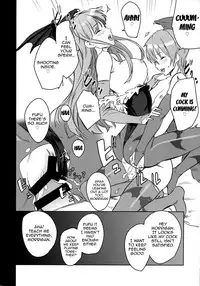 (C86) [Ajisaidenden (Kawakami Rokkaku, Takanashi Rei)] FutanaLiliMorri (Darkstalkers) [English] [doujin-moe.us]