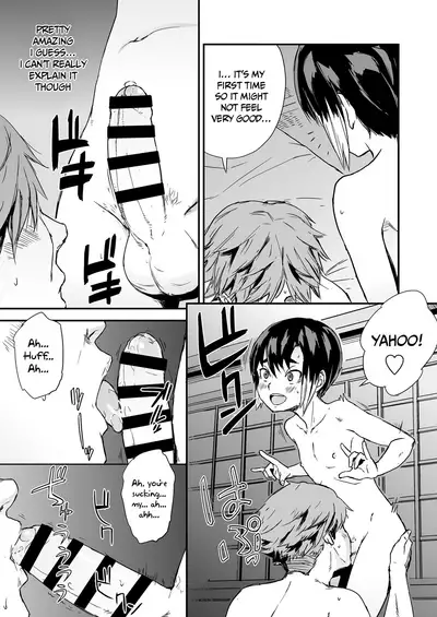 [Koushoku Shounen Tou (U-hi)] Ippaku Nishoku, Otokonoko tsuki | One night, two meals, with a (fem)boy [English] {akanameTL}