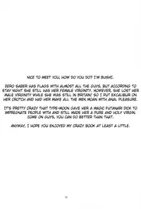 (C82) [SKUG (BUSHI)] Saber ni Chinko ga Haeru Hon | Saber Grew a Dick (Fate/Zero) [English] =SW=