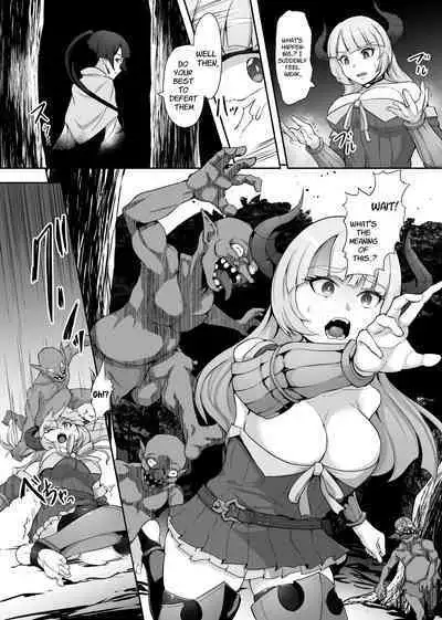 Tettsui no Onna Senshi, Mamono ni Makete Okasareru Mousou o Kojirase Shinu yori Hidoi Me ni Au | The Hammer-wielding Warrior's Fate