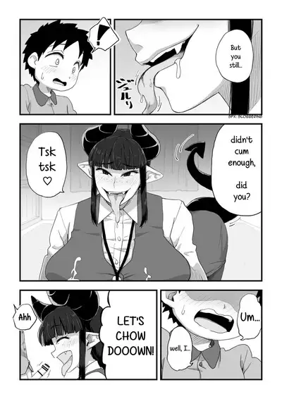 [camekirin] Jimi Succubus-san ~ Shotacon Mojyo Succubus Hajimete no Sakusei Gyoumu ~ | Plain Miss Succubus ~a dorky shotacon succubus makes her first collection~ [English] [incogna777]