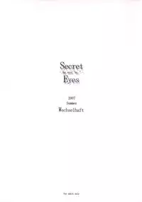 (C72) [Wechselhaft (Kima-gray)] Secret Eyes - She said ''So...'' (The Melancholy of Haruhi Suzumiya) [English] [redCoMet]
