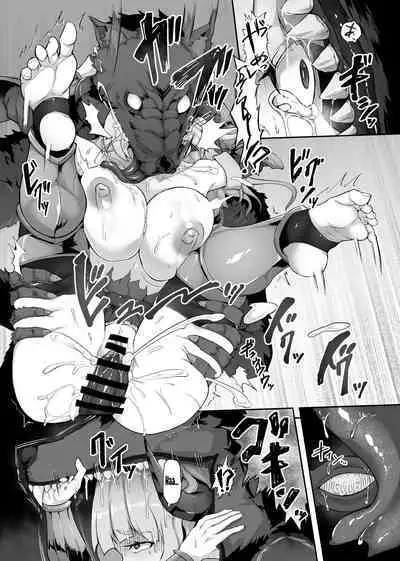 Tettsui no Onna Senshi, Mamono ni Makete Okasareru Mousou o Kojirase Shinu yori Hidoi Me ni Au | The Hammer-wielding Warrior's Fate